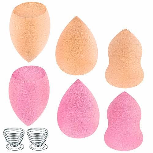 Lugar MWOOT Pack 6 Esponja de Maquillaje Blending 3D, Multi-función Make Up Sponges