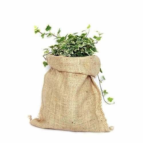 Home TBG Saco de Yute 100% Natural - Pack 3 Bolsas Ecológicas. Ideal