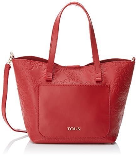 Lugar Tous Mossaic Pequeño, Bolso totes para Mujer, Rojo