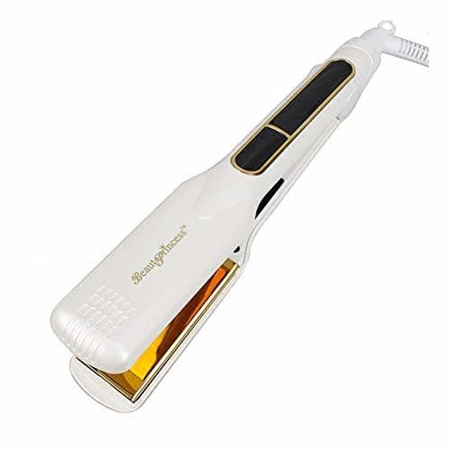 Beauty Plancha alisadora de cabello profesional con pantalla LCD para alisar y alisar