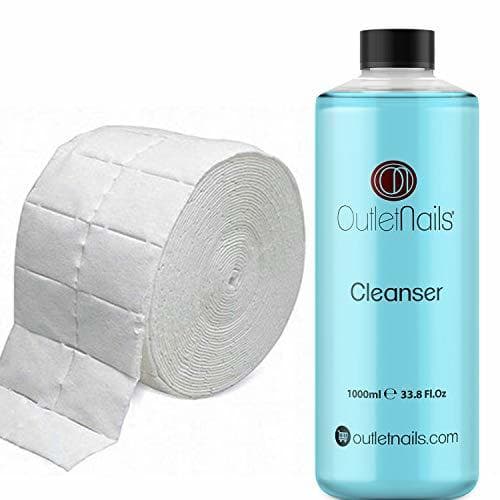 Belleza Cleaner para Gel 1000ml Aroma Coco Azul