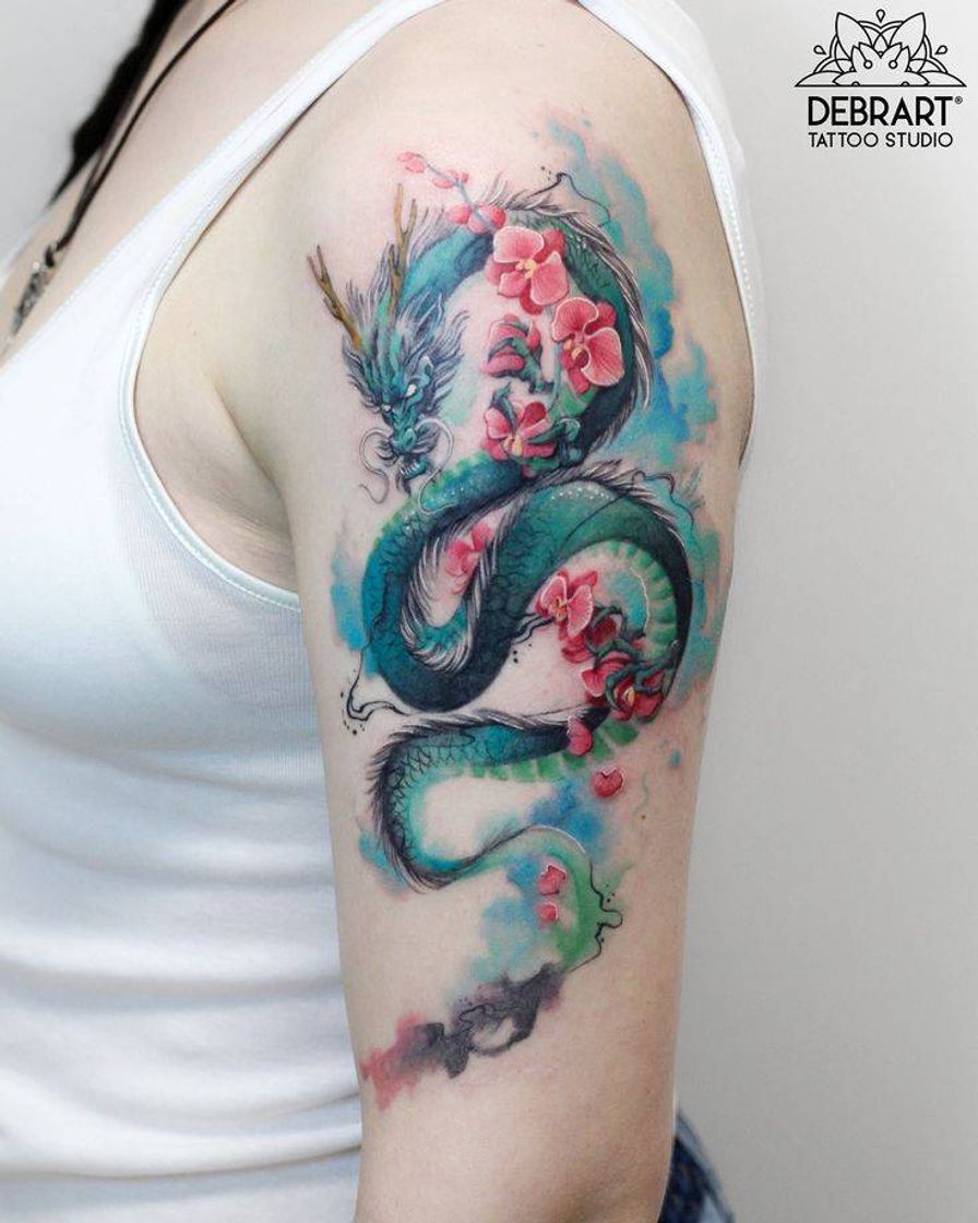 Fashion Tattoo Dragon 