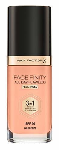 Belleza Max Factor 56124 Face Finity 3 in 1 Base de Maquillaje