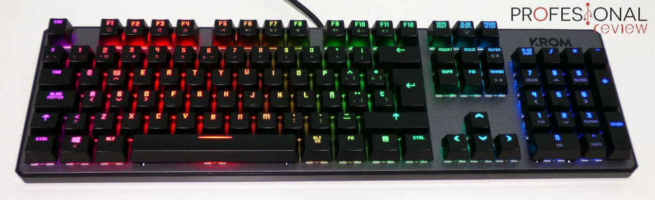 Moda KROM Kernel - Teclado Español Gaming, Color Negro: Krom ...