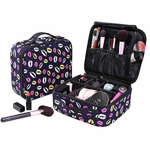 Beauty Neceser Maquillaje Impermeable Bolsa de Maquillaje Organizador A Brochas de Maquillaje Estuches