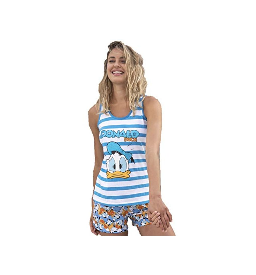 Product Disney Pijama Mujer Pato Donald Verano Tirantes