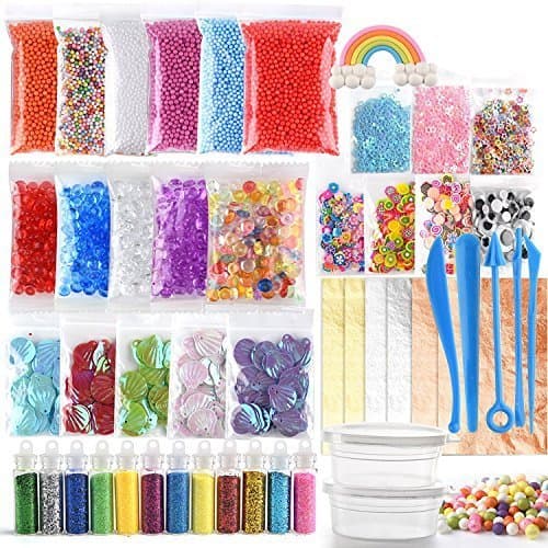 Elemento de la categoría hogar FEPITO 49 pcs slime Kit Incluyendo Bolas Pecera