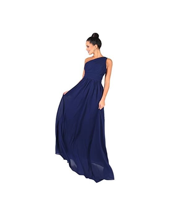 Product KRISP Vestido Mujer Fiesta Largo Talla Grande Hombro Descubierto Invitada Boda Dama,