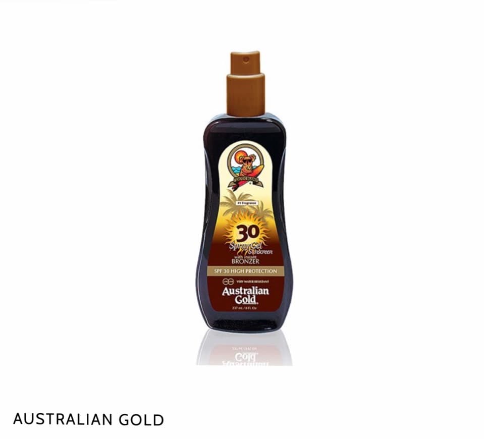 Fashion Australian goldsunscreen SPF30. Spray solar bronzeador 