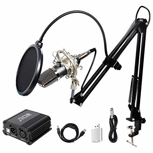 Producto TONOR XLR 3.5mm Micrófono Condensador Profesional para Computadora Podcast Estudio con Soporte