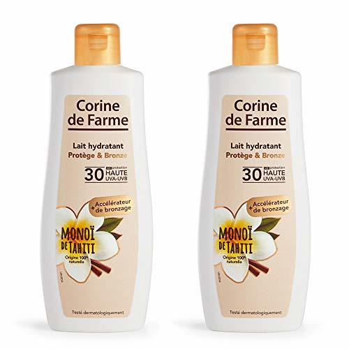 Belleza Corine de Farme leche Hydratant Protège/bronce SPF30 - Lote de 2