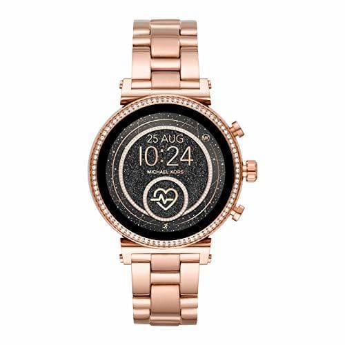 Moda Michael Kors Reloj Analógico-Digital para Mujer Correa en Acero Inoxidable MKT5063