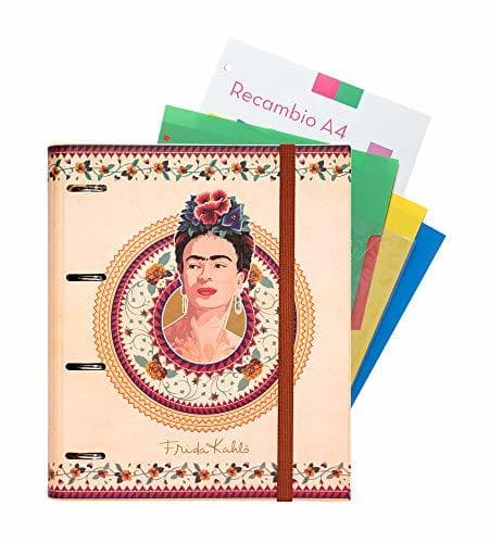 Producto Grupo Erik Editores Frida Kahlo - Carpeblock con 4 anillas