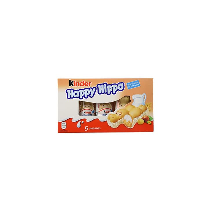 Product Kinder Happy Hippo Barritas de Chocolate - Pack de 5 x 20.7