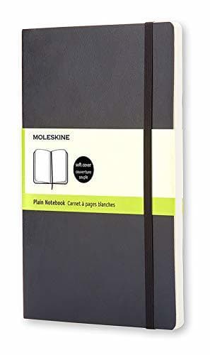 Product Moleskine - Cuaderno Clásico con Páginas Lisas, Tapa Blanda y Goma Elástica,