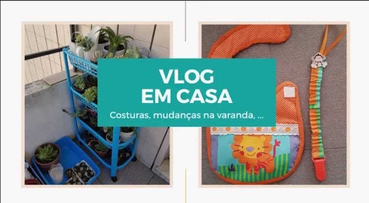 Moda Vlog em casa ( costuras, mudanças na varanda) 