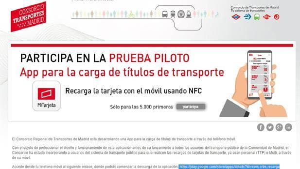 Fashion Piloto App Recarga TTP: Consorcio Regional de Transportes de ...