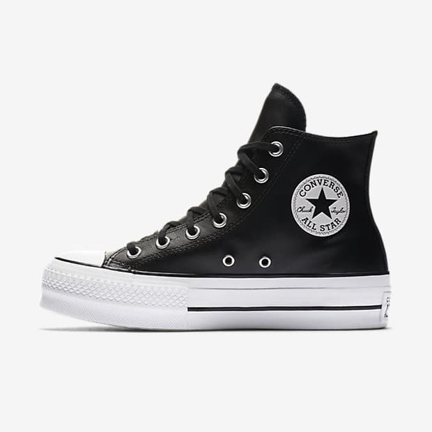 Product Chuck Taylor All Star Platform Black Leather High-Top