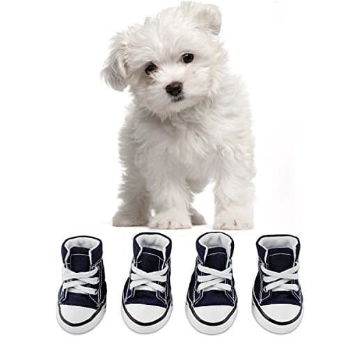 Place KEESIN Puppy Pet Dog Nonslip Canvas Sport Shoes Outdoor Sneaker Boots Causal