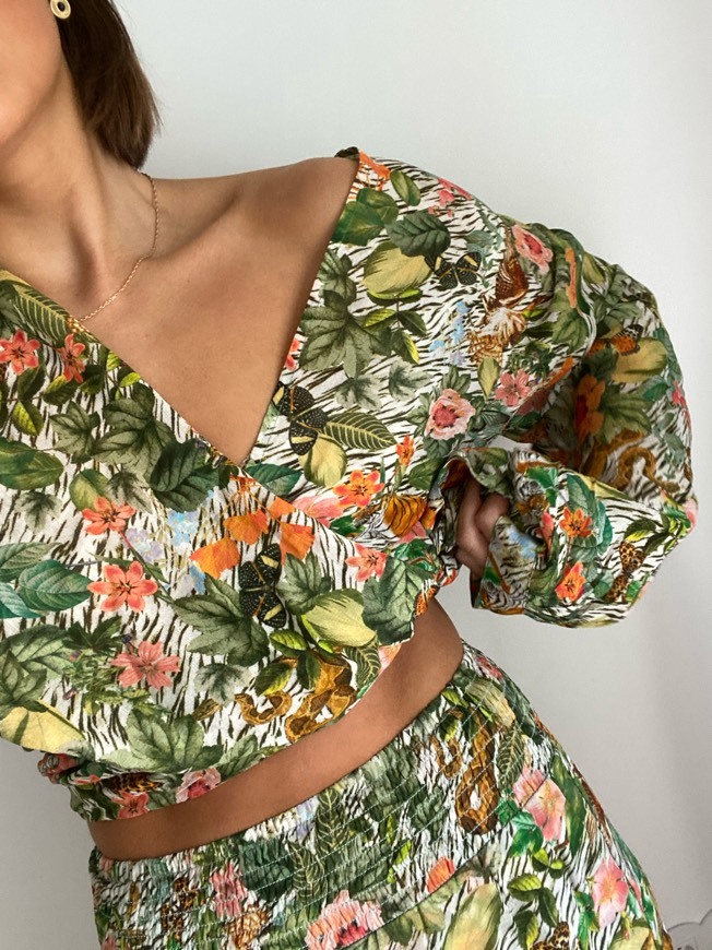 Product Botanical Wrap Top