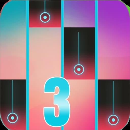 Electrónica Magic piano Tiles Pink