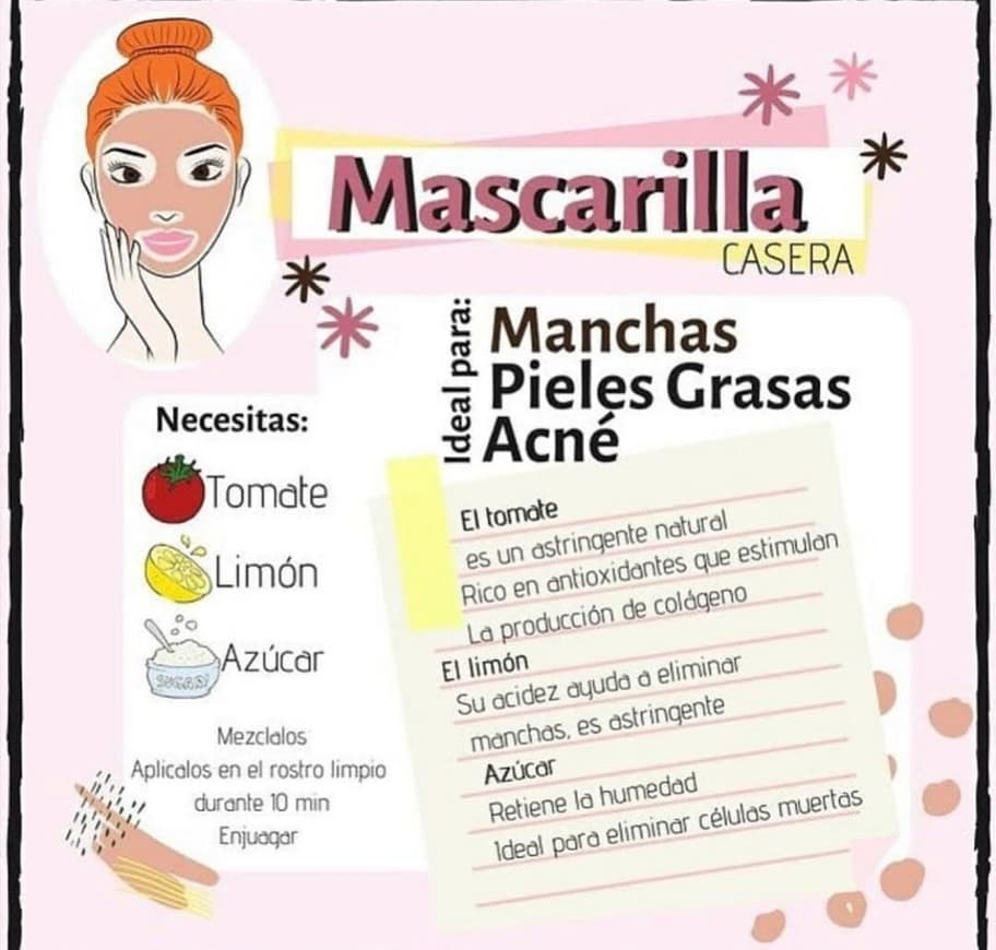 Moda MASCARILLA CASERA