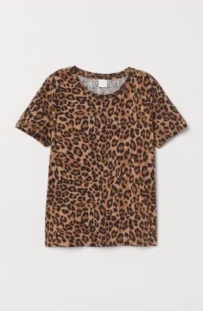 Fashion T-shirt leopardo 