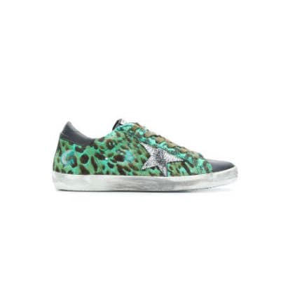 Moda Super star ( animal print green ) 