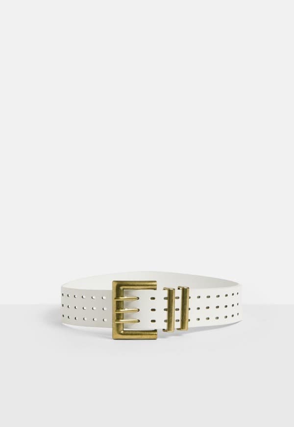 Producto White Chunky Double Hook Belt