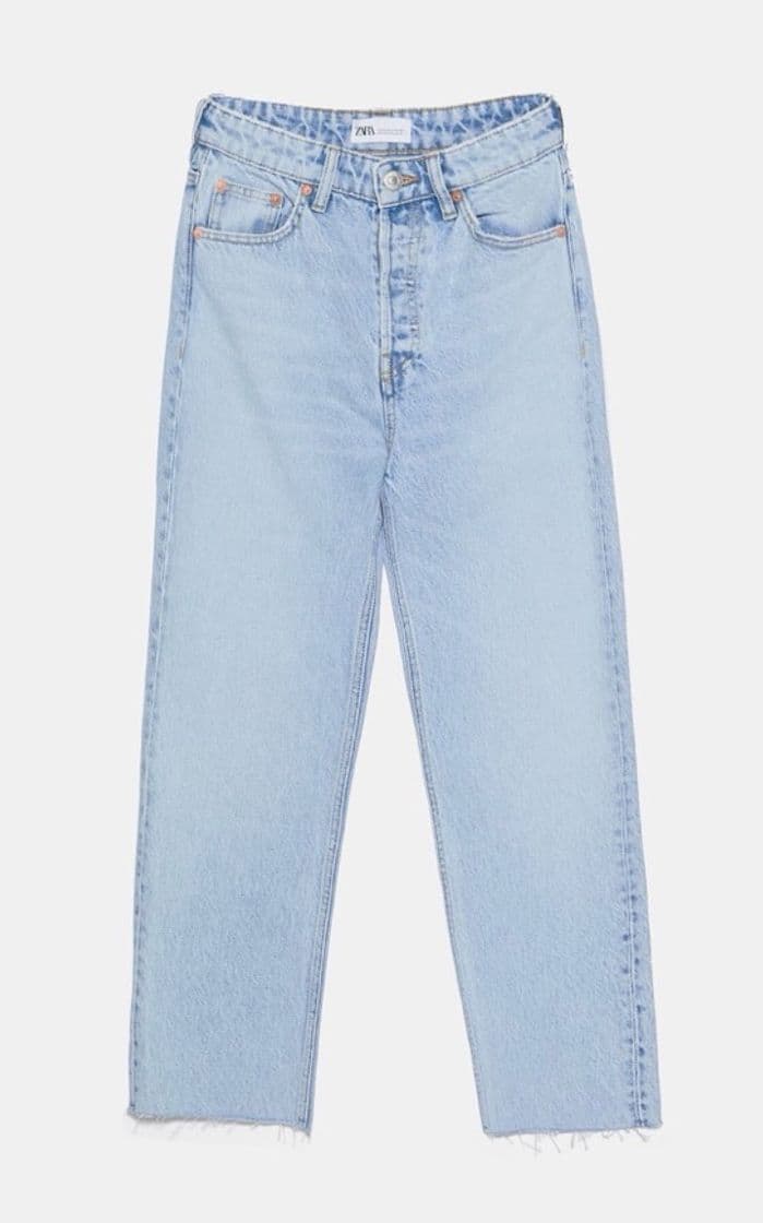 Product HIGH WAIST STRAIGHT JEANS