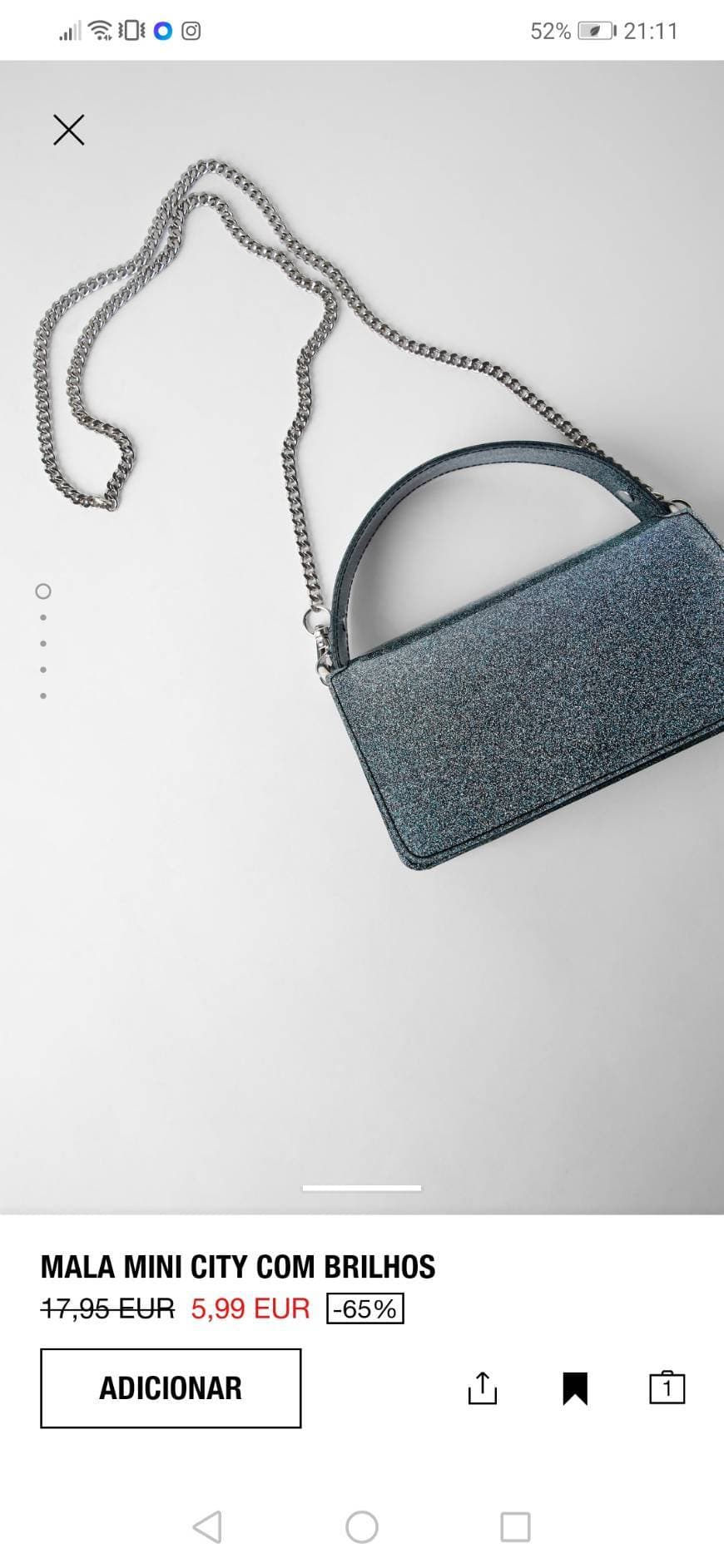 Fashion Zara: mala com glitter