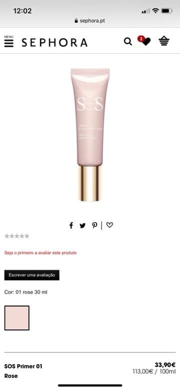 Product Primer SOS CLARINS