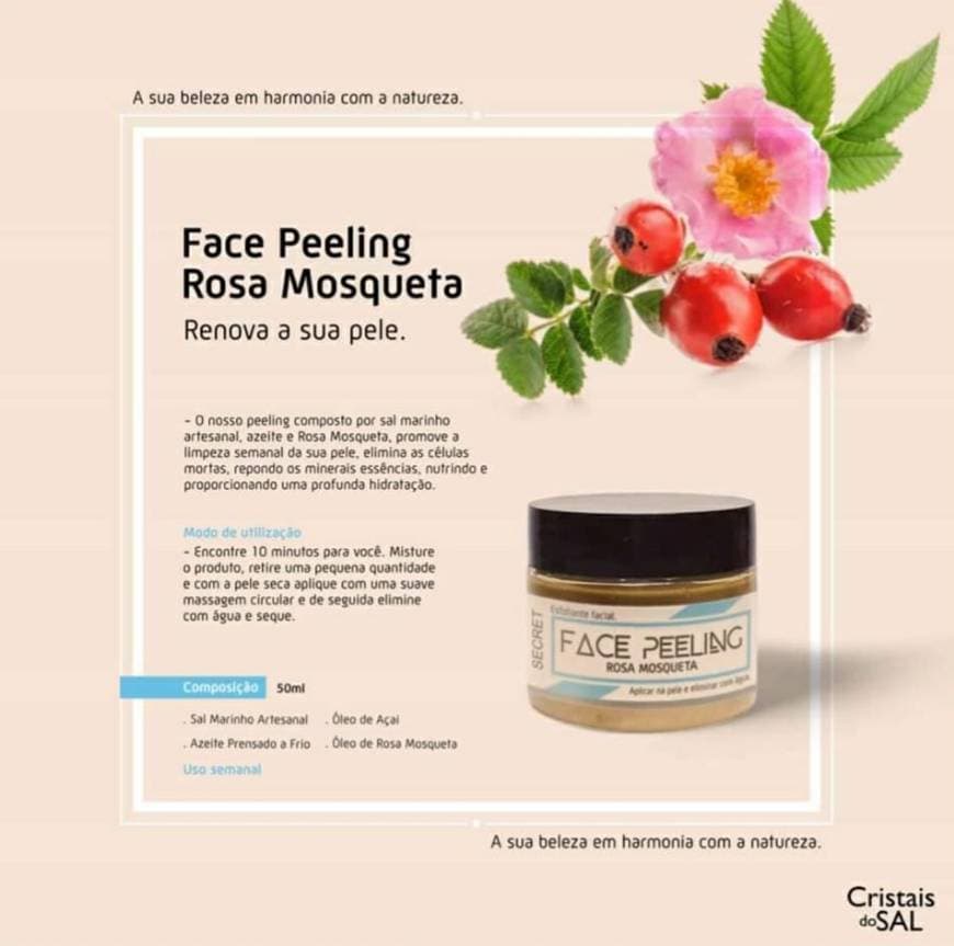 Producto Face Peeling Rosa Mosqueta

