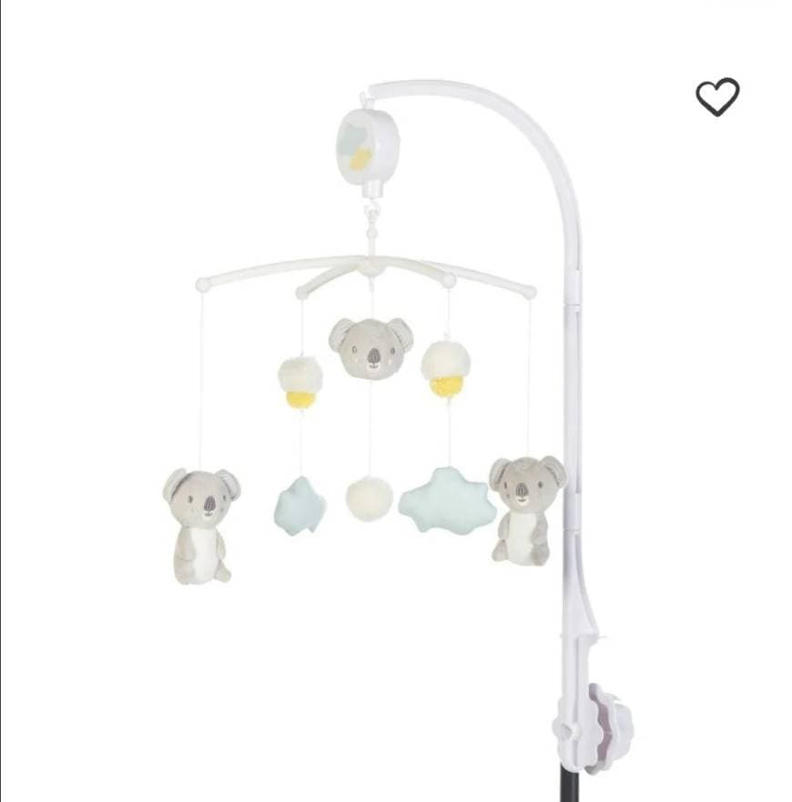 Producto Mobile musical pour bébé en coton blanc