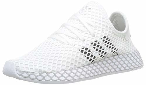 Fashion Adidas Deerupt Runner J, Zapatillas de Deporte Unisex Adulto, Blanco