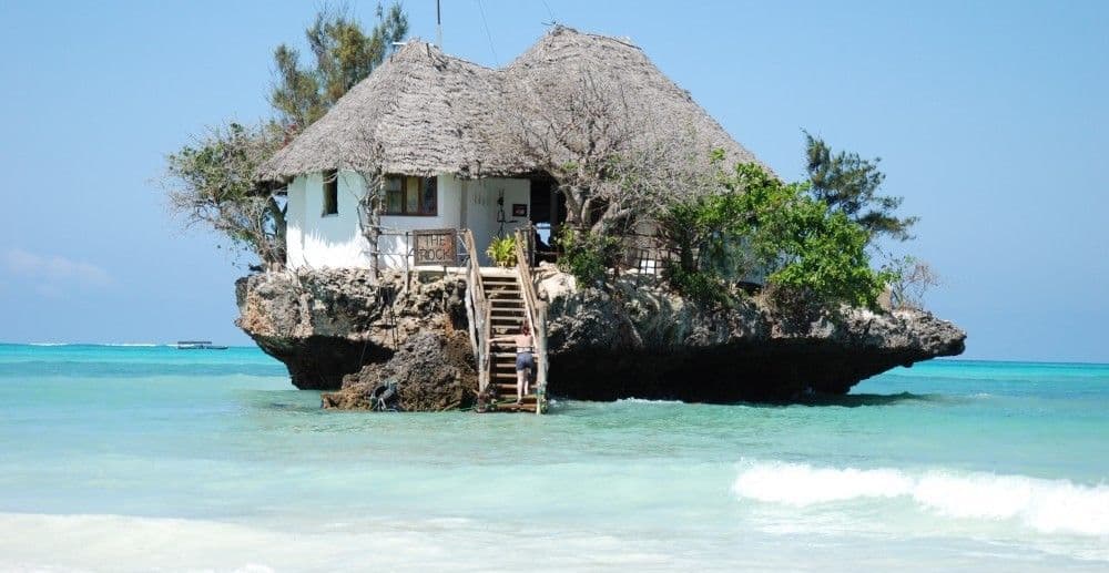 Lugar The Rock Restaurant Zanzibar