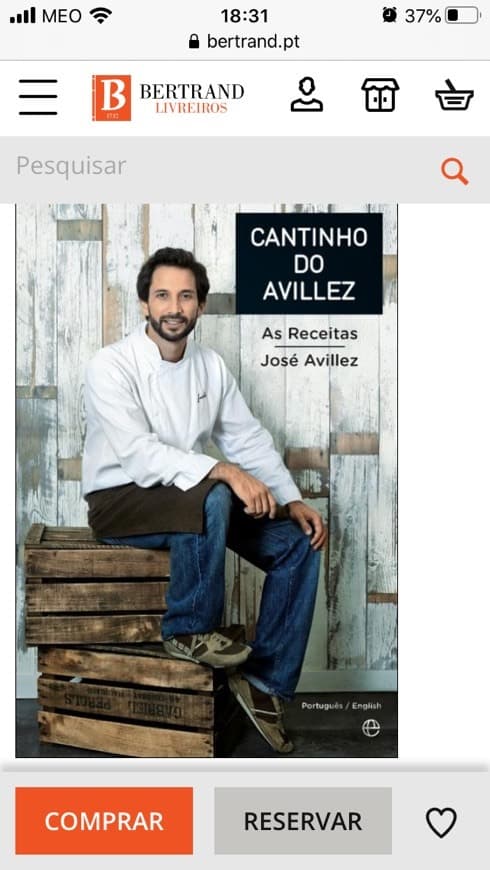 Book Cantinho do Avillez