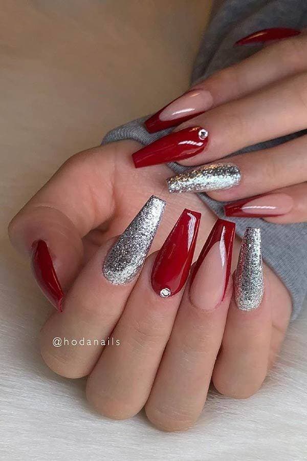 Moda Unhas vermelhas