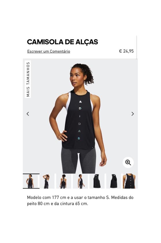 Producto Camisola de alças adidas 