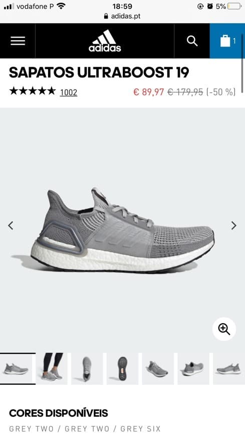 Producto Ultraboost 19