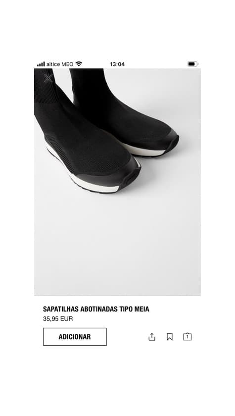 Producto Sapatilhas zara