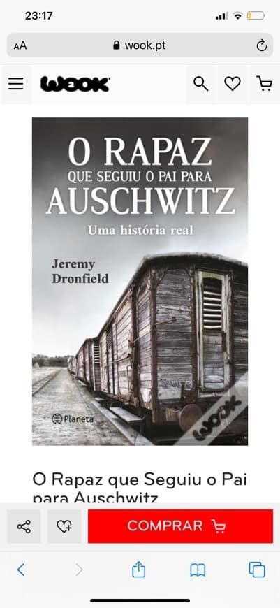 Libro O rapaz que seguiu o pai para Auschwitz