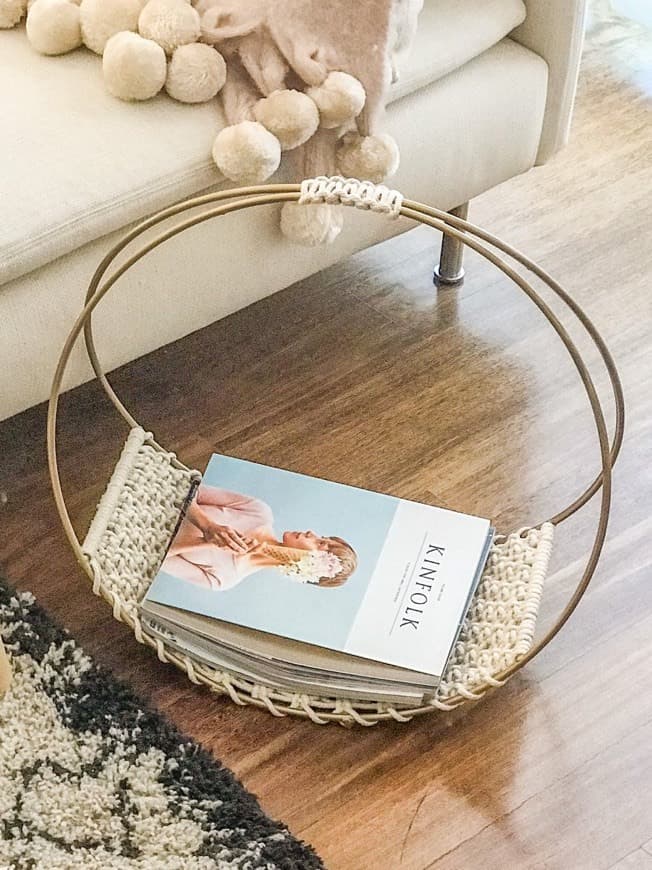 Producto Dreamy Macrame Magazine Rack