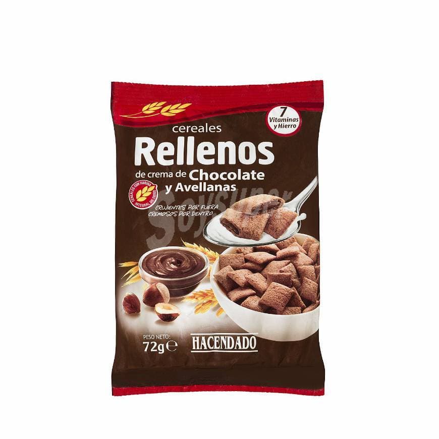 Producto Cereales rellenos de chocolate y avellanas 