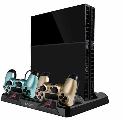 Electronic Zacro Soporte Vertical PS4 Pro/PS4 Slim/PS4 Ventilador Multifuncional Único Aparato