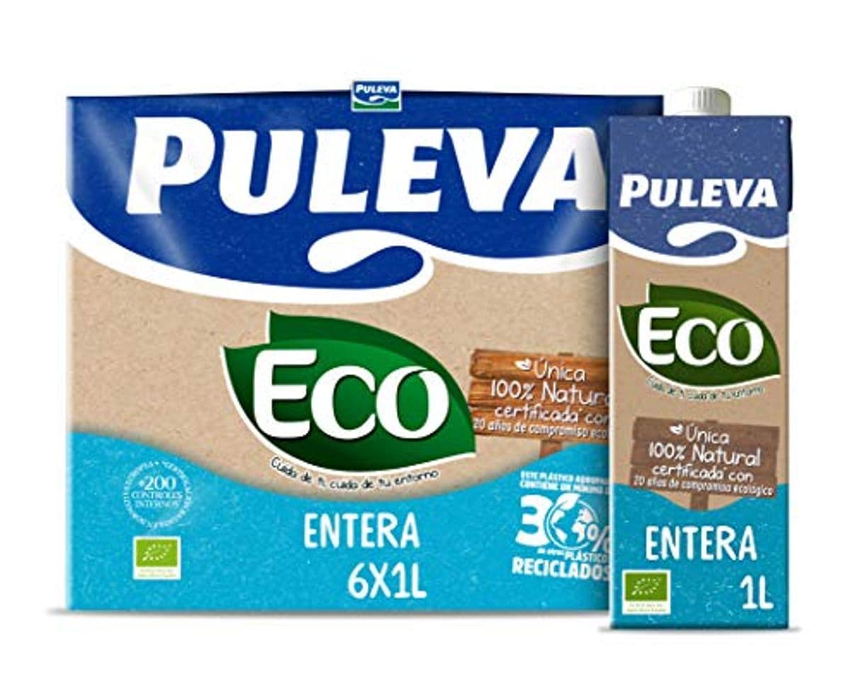 Product Puleva Leche Ecológica Entera Bio - Pack 6 x 1 L -