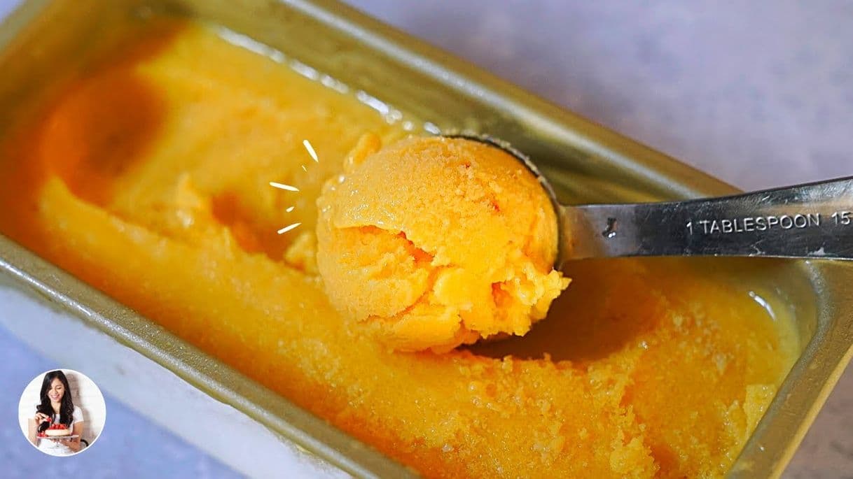 Moda Helado Cremoso de Mango-3 ingredientes | Saludable