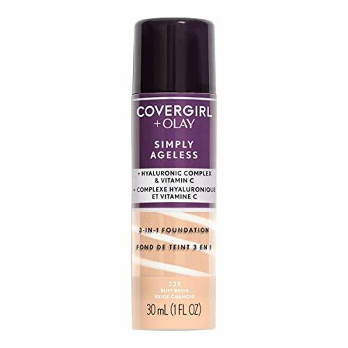 Beauty COVERGIRL - Smiply Ageless 3-in-1 Liquid Foundation Buff Beige 225-1 fl. oz.