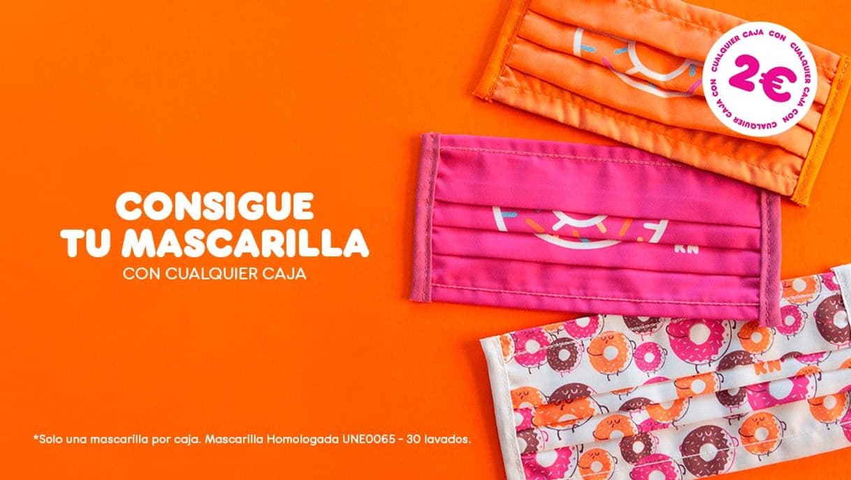 Fashion Lanzamos mascarillas reutilizables ¡3 diseños a elegir! - Dunkin ...