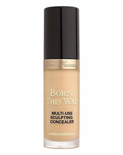 Beauty TOOLDEN - Corrector esculpido multiusos, color dorado y beige, con texto"Born This